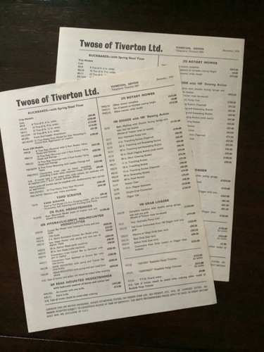 Twose tiverton ltd price - of,