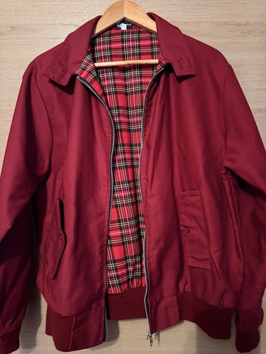Burgundy harrington jacket red - burgundy,