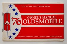1976 '76 Oldsmobile Cutlass and Vista Cruiser Series Owner's Manual - User Guide