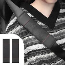 2x Sport Seat Belt Shoulder Cover Pad Leather Cushion Car Accessories Universal