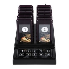 Wireless Pager System Restaurant Queuing Calling System 10 Pager SET