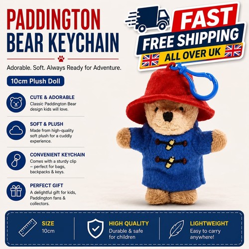 10cm small paddington bear - small,