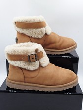 UGG Jocelin Women's Chestnut Leather Nubuck Boots UK Size 5.5, EU Size 38