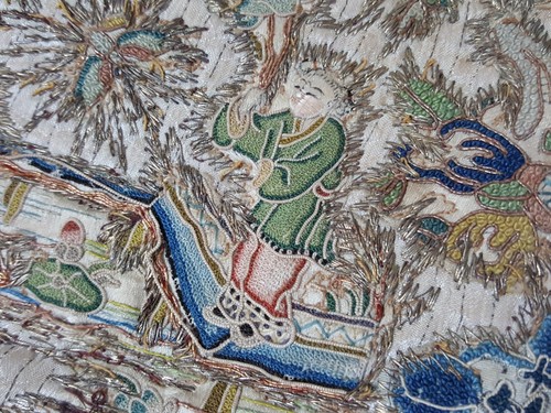 Embroidered purse antique - purse,