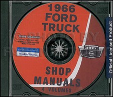1966 Ford Truck Shop Manual CD