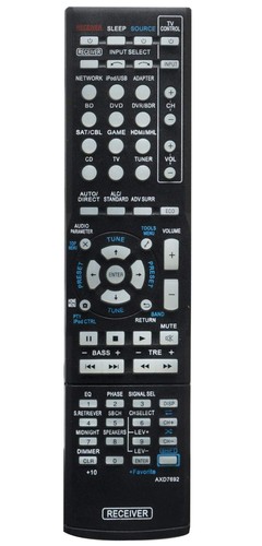 Axd7692 replaced remote - replaced,