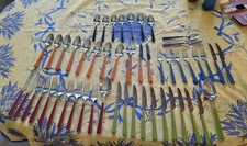 Fiesta 50 Piece Merengue Flatware Fiestaware Go-Along Silverware Stainless