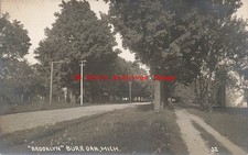 MI, Burr Oak, Michigan, RPPC