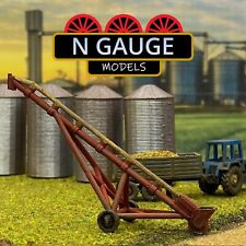 PAINTED- N Scale Gauge Grain Auger 1:148 (Farm Crop Trailer Machinery 1:160)