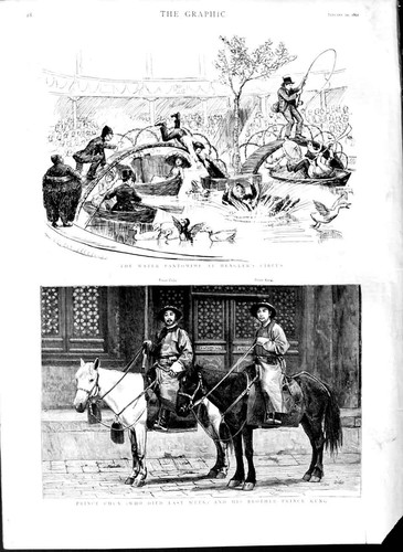 Old antique print 1891 prince - old,