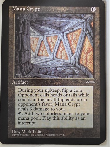 Mana crypt artifact - crypt,