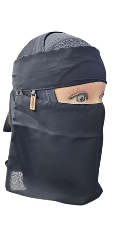 One layer niqab double elastic - double,