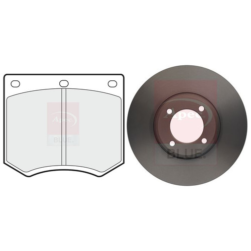 Apec front brake solid - solid, &