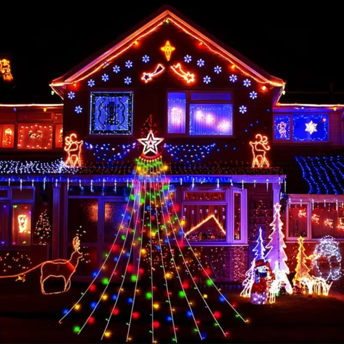Outdoor christmas tree - christmas,