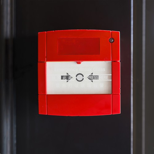 12pcs fire alarm break - break, glass