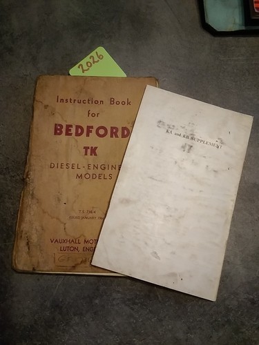 Bedford lorry instruction - bedford,