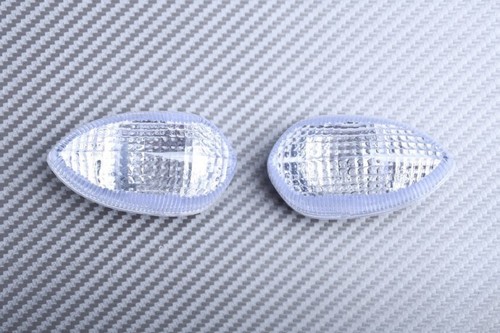Pair white clear rear turn - rear,