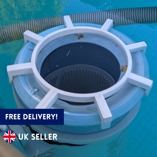 Swimming pool skimmer cover - pool,