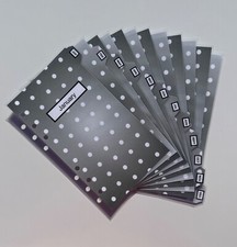 Filofax Personal Organiser Dividers - Smart Grey & White Spot Monthly Laminated