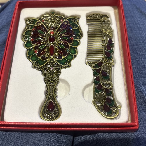 Butterfly mirror comb - mirror, &
