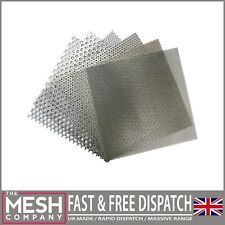The Mesh Company Steel Round Hole Perforated Sheet Plate | Guillotine Cut