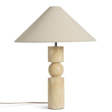 Travertine Table Lamp Natural