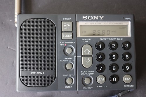 Sony icf sw1 stereo mw - fm, lw