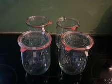 4 Weck 1 litre Jars with lids