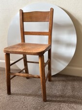 Vintage Child's School Chair 🇬🇧 Elm Wood Lovely Tactile Patina ❤️