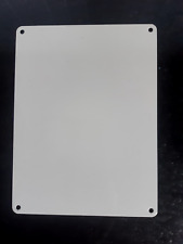 SUBLIMATION READY METAL BLANKS 200mm x 300mm PRE DRILLED AND CUT CORNERS