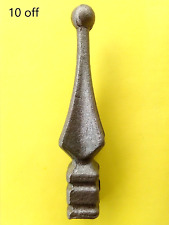 10 Metal Weldable Rail Head Wrought Iron Rounded Safety Top Gates Railings Fence