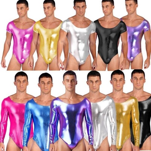 Men wet look - look, leather
