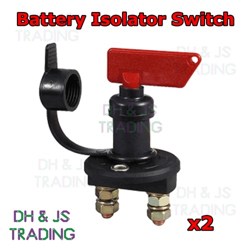 Battery isolator switch - 2x,