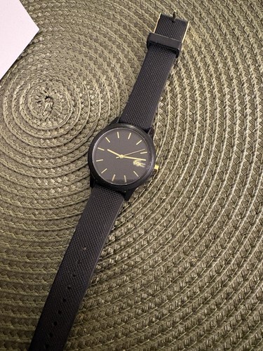 Lacoste black silicone - lacoste,