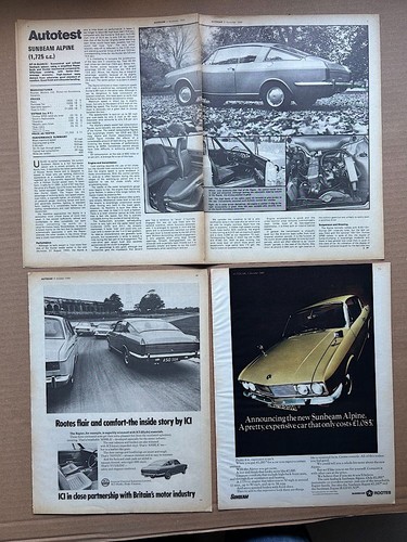 Sunbeam alpine autocar road - alpine,