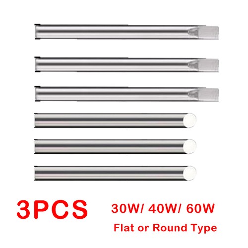 3pcs 30w 60w flat soldering - 3pcs,