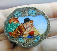 Antique 800 Silver Scenic