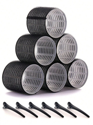 Jumbo hair curlers - jumbo, set
