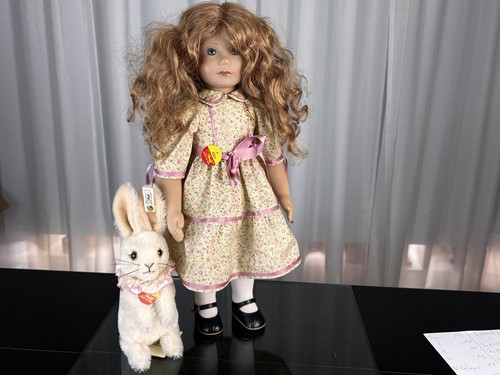 Steiff doll alice with bunny - steiff,