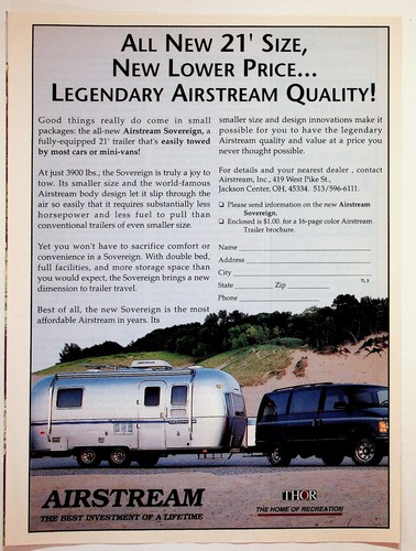 Airstream sovereign trailer - sovereign,