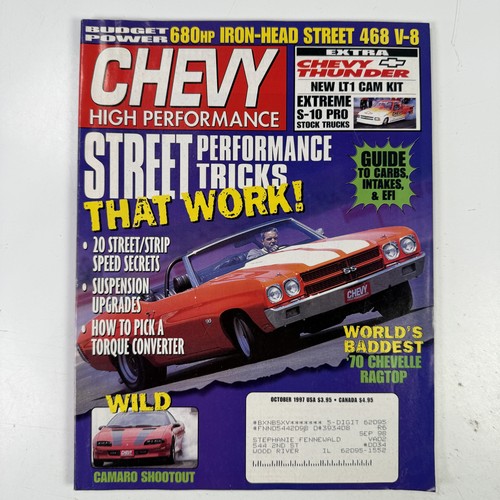 Chevy high performance - high,