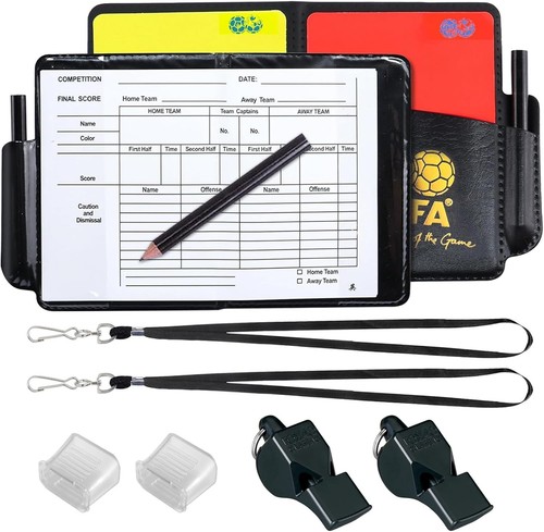 Football referee kit red - referee,