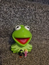 1997 Polly Pocket Kermit The Frog Playset Toy Jim Henson's The Muppets Piggy +
