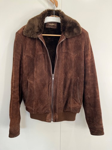 Vintage vtg dark - dark, suede