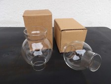 Lot of 2 Pigeon Lamp Glasses. New.