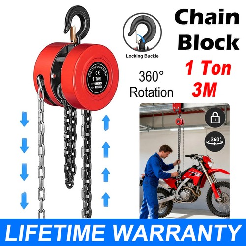 Chain hoist block and tackle - chain,