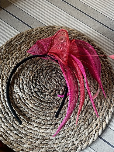 Alice band fascinator sinamay - band,