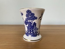 Coalport Willow Pattern Vase