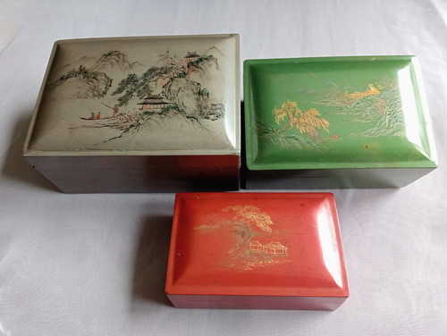 Foochow lacquerware nesting - 3,