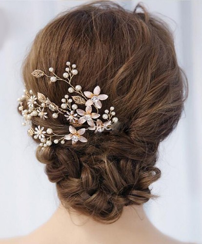 Gold wedding pearl - wedding, vine